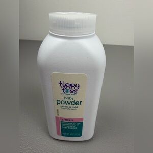 Tippy Toes 4oz Baby Powder Talc And Fragrance New Old Stock. Brand New.